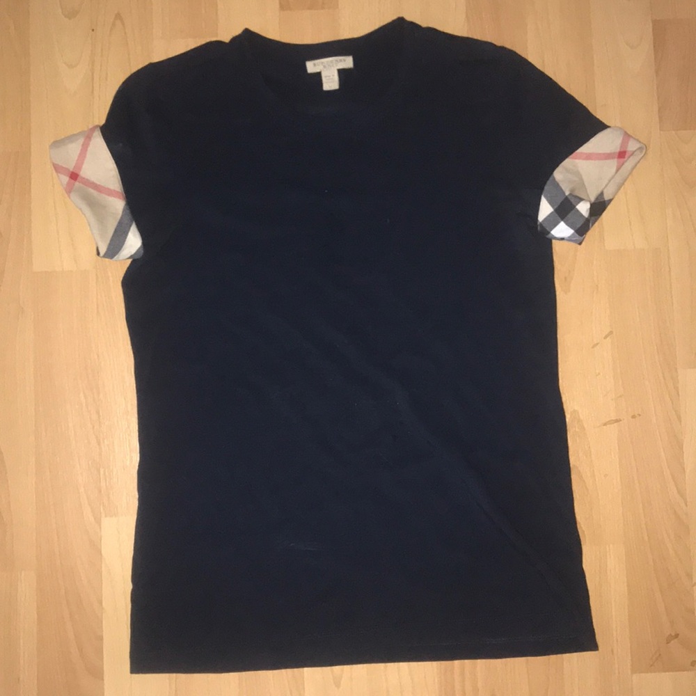 Burberry short sleeve crew neck top
